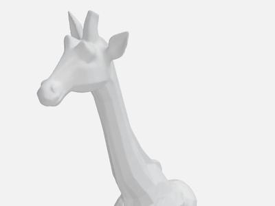 Low poly Giraffe 