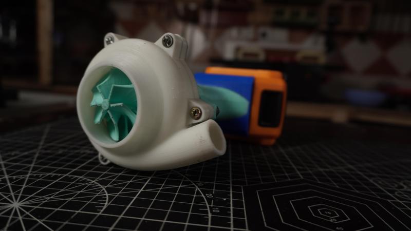 turbo blower with hand grip