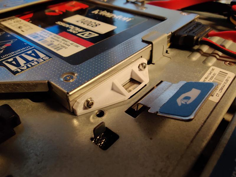 DVD drive QR bracket - Proliant Gen8 Microserver