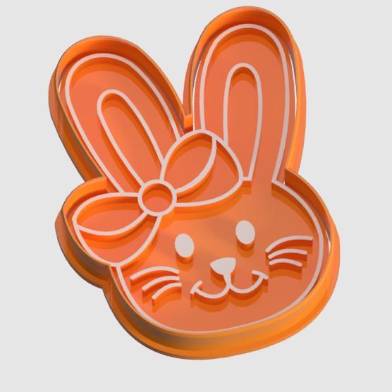 easter bunny cookie cutter