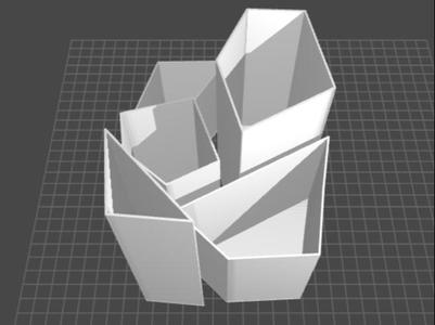 Futuristic Desk Organiser V2