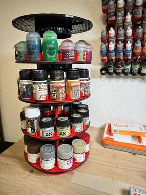 Tray for 40 mm bottles ( tamiya ) for Paint Carousel