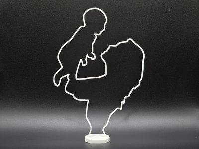 Mother Holding Baby Decor Gift