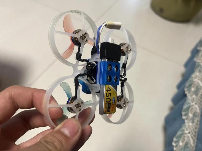 Mobula 7 V4 frame battery holder for 450mah lipo