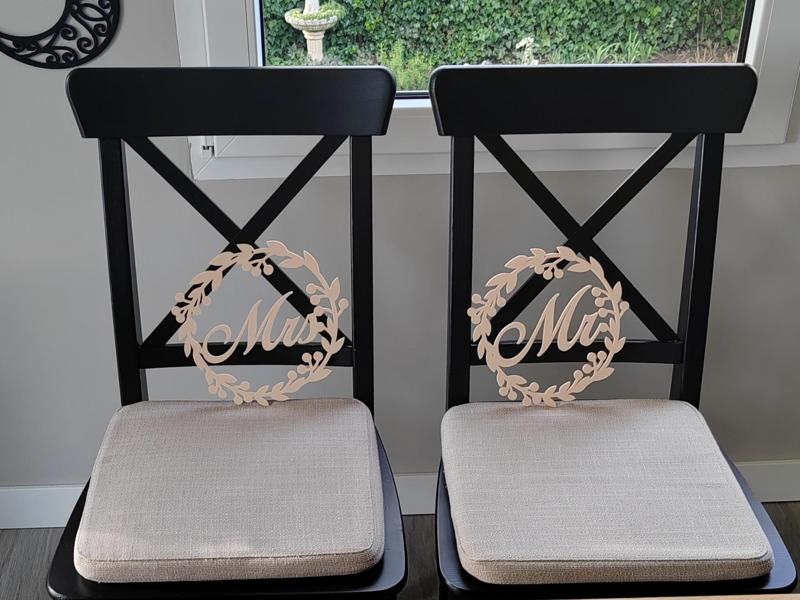 Wedding Chair Signs