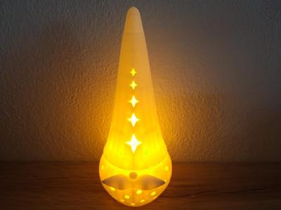 Christmas gnome LED tea light