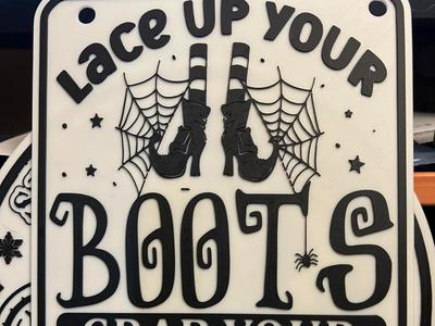 lace up your boots