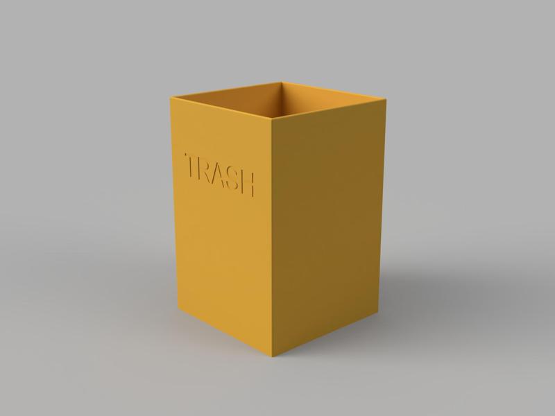 Trashbox for filament waste