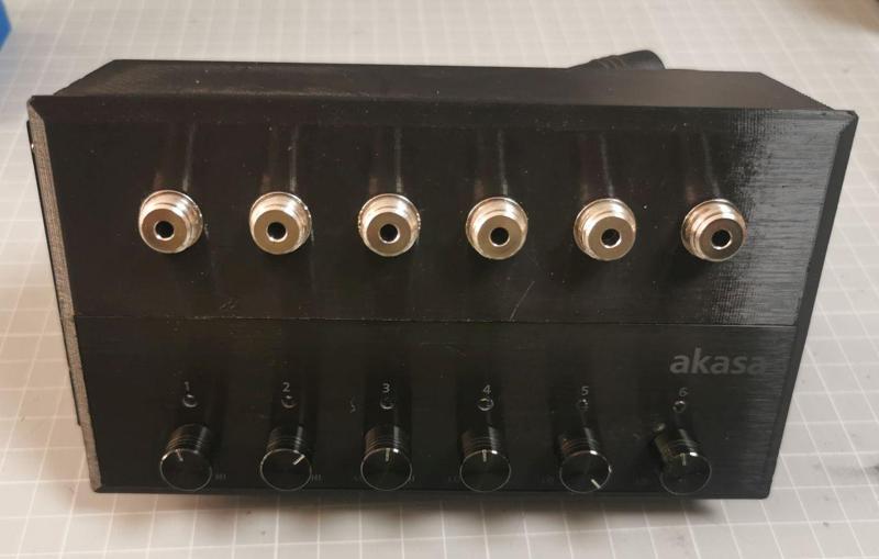 Housing for 6 Channel 12V DC Fan Controller