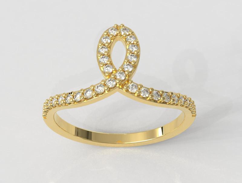 Minimalist Diamond Ring