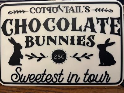 cottontail chocolate bunnies