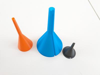 Funnels (vase mode, non vase mode, with and without a vent) + Fustion360 CAD File