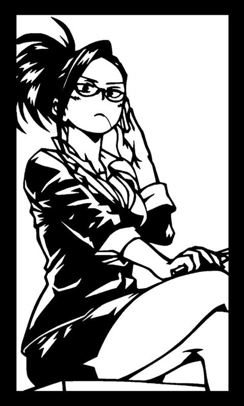 Yaoyorozu Momo  stencil 2