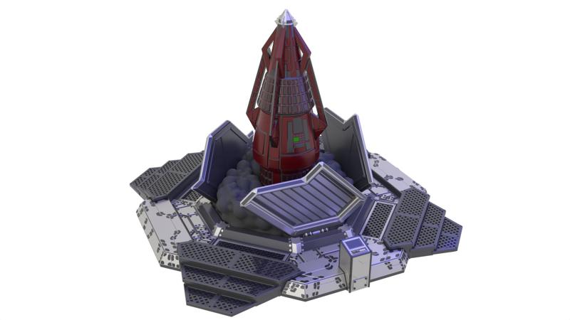 Sci-Fi Rocket Launched