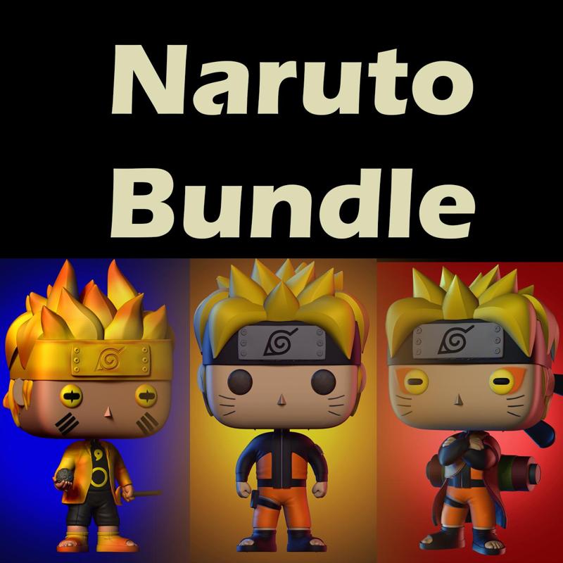 (Mar. Offer) Naruto Funko - Bundle