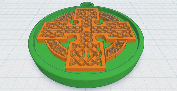 Celtic Round Cross 10