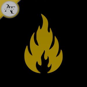 Simple Flame Symbol - 2D Art