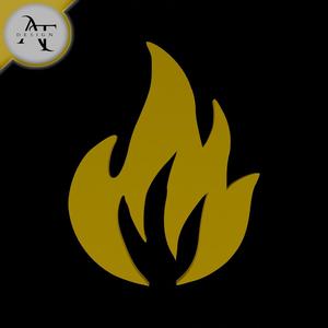 Simple Flame Symbol - 2D Art