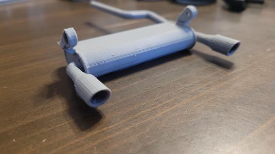 CGRC JL Exhaust system 1 into 2