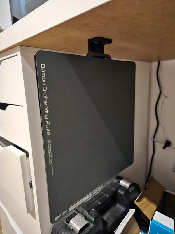 Under Table Build Plate Holder - Untertischhalter für Druckplatten
