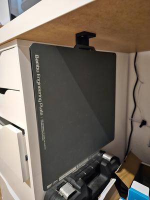 Under Table Build Plate Holder - Untertischhalter für Druckplatten