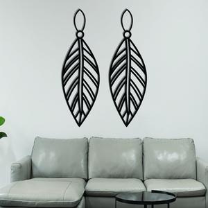 Feather Earring Metal Wall Art Laser Cut SVG