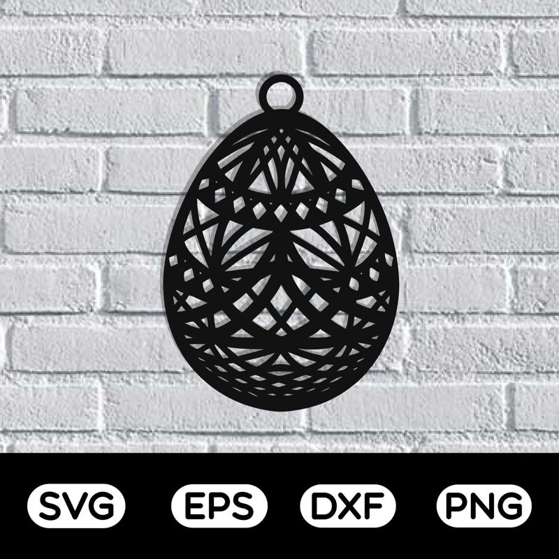 Easter Egg Metal wall Art Laser cut Files
