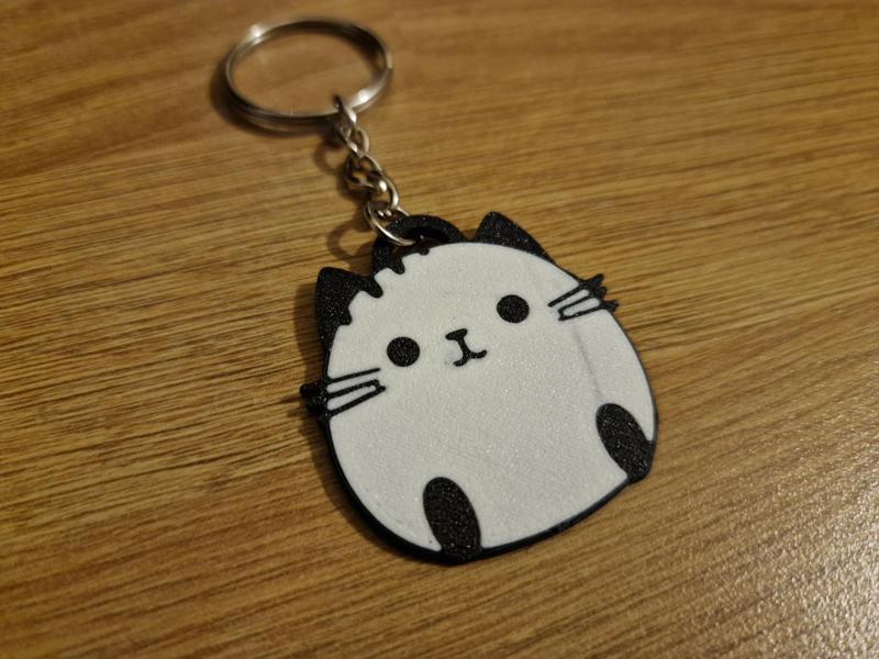 Kawaii Cat Keyring 4 (AMS Ready)
