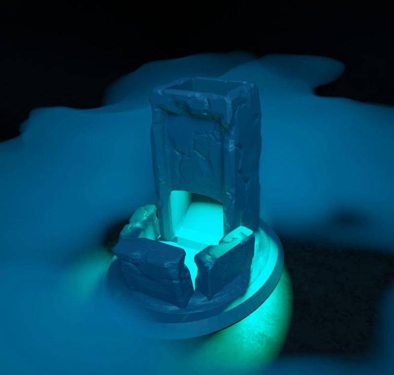 Stone Obelisk Dice Tower