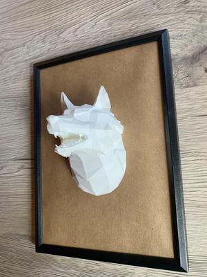 low poly loup / wolf