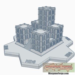 Gothic Building 30 Imperial Palace Hex Map Scale HMSG030