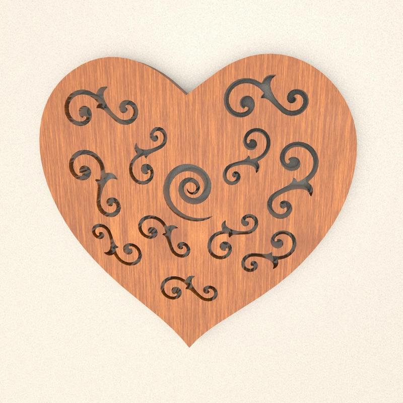 Heart Wall Decoration WAELLISH50