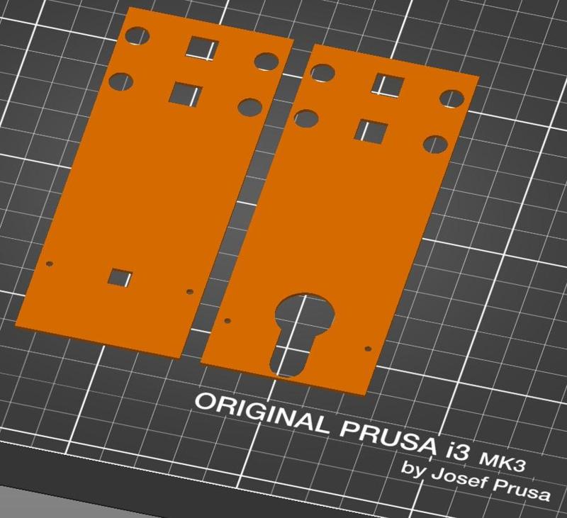 šablona pro montáž kování