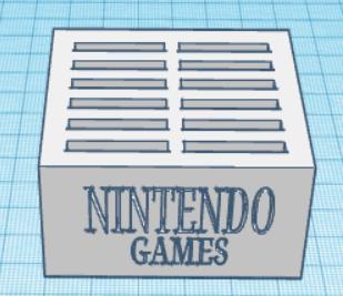 Nintendo game holder