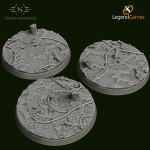 Strata Miniatures - Forest Bases 50mm Round x3