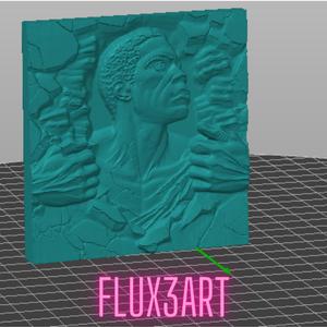 Man's Freedom (Basrelief Sculpt)