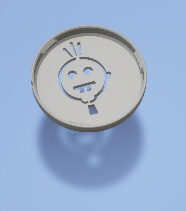 hamster-face dispenser lid