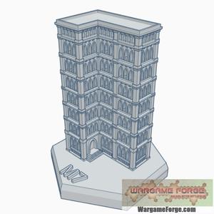 Gothic Building 50 Hex Map Scale HMSG050
