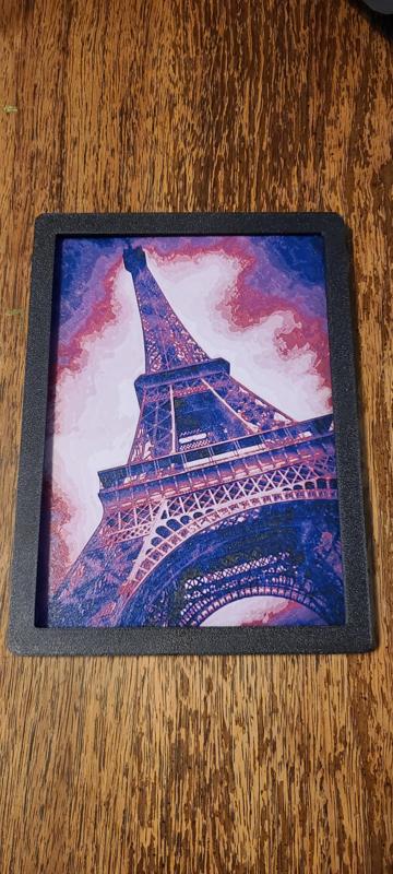 Eiffel tower Hueforge