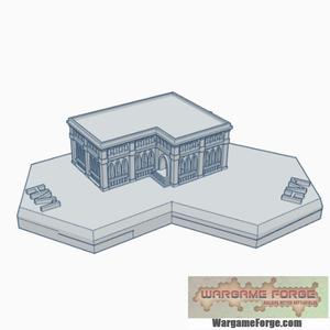 Gothic Building 84 Hex Map Scale HMSG084
