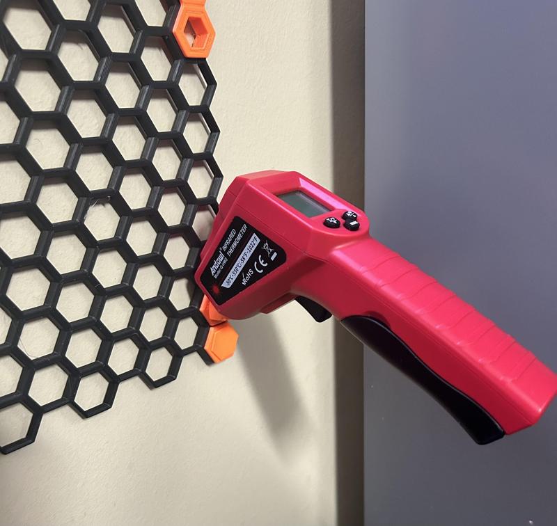 Honeycomb Storage Wall (HSW) IR Thermometer holder