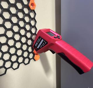 Honeycomb Storage Wall (HSW) IR Thermometer holder