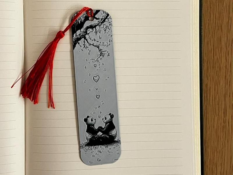Cute Panda Bookmark for Valentines Day Gift 