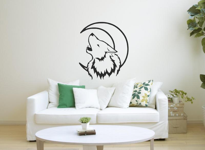 Moon Wolf - Wall Decor
