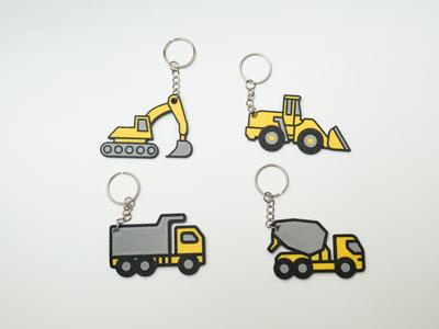 Construction Vehicles Keychain, Excavator