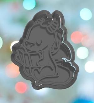 Dragon 3 Cookie Cutter