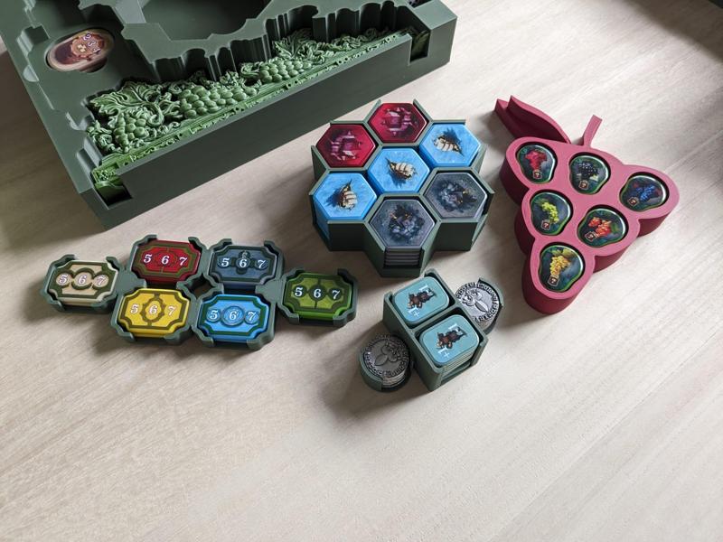 Castles of Burgundy Inlay (Special Edition, full acryilic version, incl. playmat)