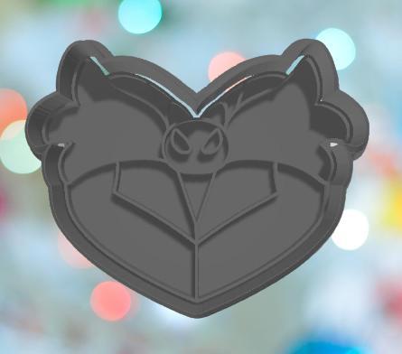 Nightmare Before Christmas Jack Heart Cookie Cutter