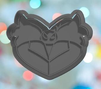 Nightmare Before Christmas Jack Heart Cookie Cutter