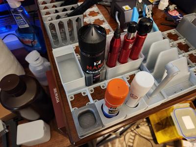 Gridfinity 1x1 Nano Polymer Holder (120ml)